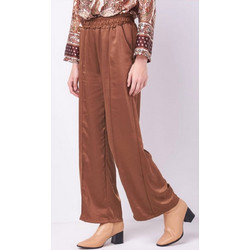 Fullah Sugah 3220026118023 Σατέν Γυναικεία Παντελόνα Brown