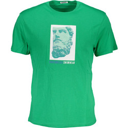 Bikkembergs Green Mens Short Sleeve T-shirt BKK1MTS03-GREEN
