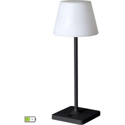 Viokef 4276100 Πορτατίφ Αφής LED με Μπαταρία Λευκό Μαύρο Φ15xΥ38cm