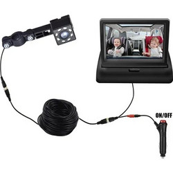 Σετ κάμερα ενδοεπικοινωνίας αυτοκινήτου με οθόνη VANGO1 - μαύρη