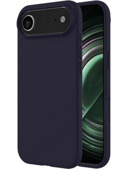 Θήκη Rubber Ενισχυμένης Σιλικόνης για iPhone 17 Air Σκούρο Μώβ