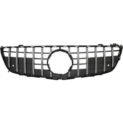 Μπροστινή Μάσκα Κατάλληλη Για Mercedes SL-Class R231 (2012-2016) GT-R Panamericana Design Μαύρο Χρώμιο