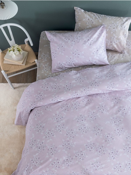 Palamaiki Σετ Παπλωματοθήκη Υπέρδιπλη Fashion Life 240x250 FL6281 Μπεζ