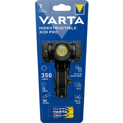 Varta H20 Pro Φακός Κεφαλής Εργασίας Μπαταρίας Led Αδιάβροχος 350lm