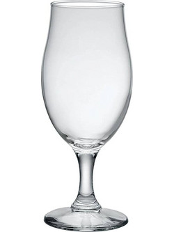 Bormioli Rocco Σετ Ποτήρια Μπύρας Γυάλινα Κολωνάτα Executive 375ml 3τμχ