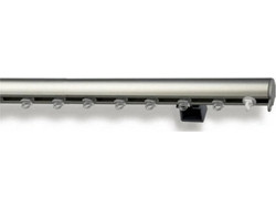 Μεταλλικός Σιδηρόδρομος Οβάλ Slim Μονός 21cm x 23cm - Import Hellas Μπρούτζινο Ματ 360cm