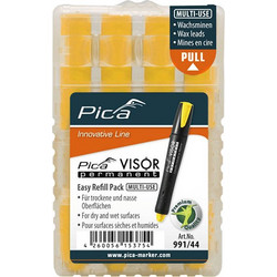 Pica VISOR Permanent Easy Refill Pack Ανταλλακτικές Μύτες για τα Pica VISOR (4 τμχ) Κίτρινο Pica991/44 068046 PICA MARKER
