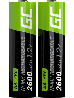 Green Cell Rechargeable GR06 AA 2000mAh 2τμχ