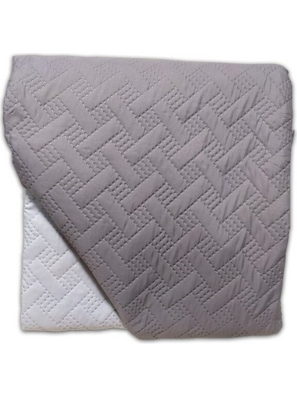 Κουβερλί Μονό Microfiber Διπλής Όψης Lines Γαρύφαλλο 160x240