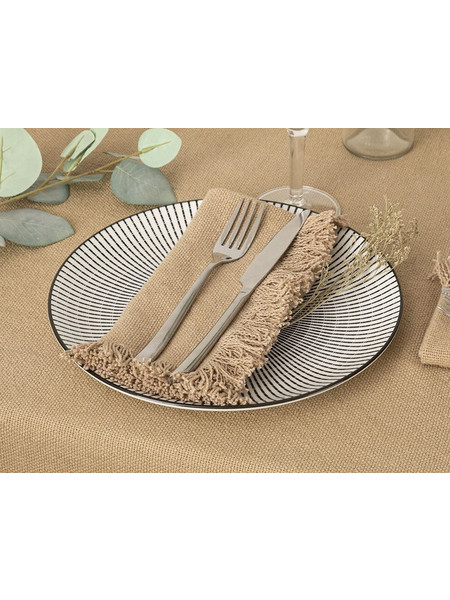 ΤΡΑΠΕΖΟΜΆΝΤΗΛΑ & ΠΕΤΣΈΤΕΣ ΔΕΙΠΝΟΥ NAPKIN COT MAHA LIN 40X40 X2 ATMOSPHERA 194372D