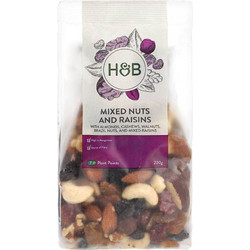 Holland & Barrett Μείγμα Ξηρών Καρπών Holland & Barrett Ανάμεικτοι Ξηροί Καρποί & Σταφίδες 200g