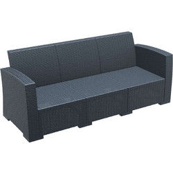MONACO DARK GREY 3ΘΕΣΙΟΣ ΚΑΝΑΠΕΣ ΠΟΛ/ΝΙΟΥ 198X79X79εκ. SIESTA 53.0152