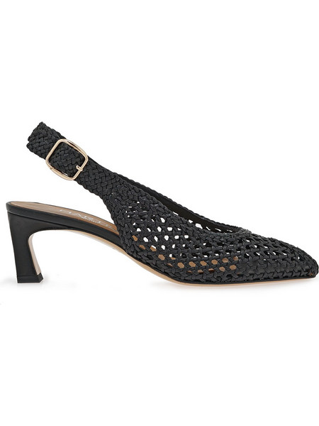 MARTINA T W494B710318W Slingback Γόβες Δερμάτινες Μαύρες R1710