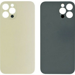 Καπάκι Μπαταρίας iPhone 12 Pro MAX(A2410) Χωρίς Τζαμάκι Κάμερας Χρυσό