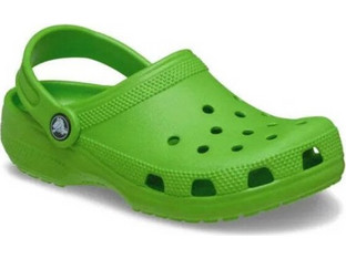 Crocs Classic Clog Παιδικά Παπούτσια Θαλάσσης Ανατομικά Lime 206991-3OT