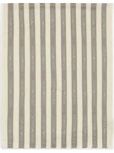 FANCY STRIPES SCARF WOMEN EMPORIO ARMANI