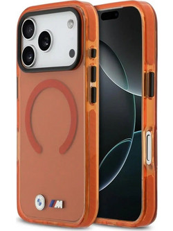 Θήκη BMW M IML Αδιάβροχο Μεταλλικό Λογότυπο MagSafe Apple iPhone 17 Pro Max - Πορτοκαλί (3666339595869)