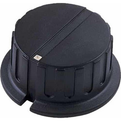 ELECTROVISION Black Pointer Rotary Knob with White Indicator (F207D)