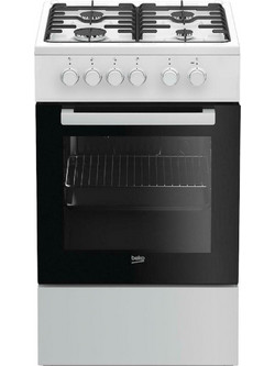 Beko FSS52020DW Κουζίνα Αερίου & Ρεύματος 60lt με Εστίες Αερίου 50cm