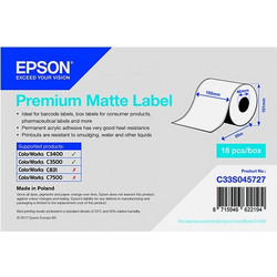 Ετικέτες Epson C33S045727 Premium Matte 105 mm x 35 m