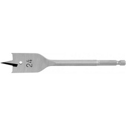 Graphite Τρυπάνι Ξύλου Φτερού 18mm 57H224 Διαμαντοτρύπανο Φτερού με Εξάγωνο Στέλεχος για Ξύλο 18x152mm 57H224