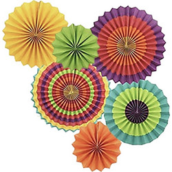 Διακοσμητικοί Χάρτινοι Κύκλοι σετ 6τεμ 20cm/30cm/40cm (3-2235)