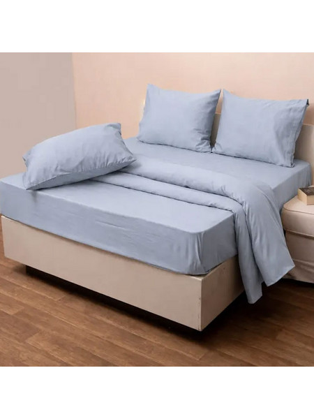 Σεντόνι Fashion 8 Με Λάστιχο Grey Anna Riska Ημίδιπλο 100x225cm 100% Βαμβακοσατέν