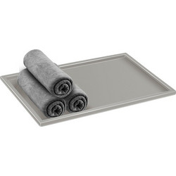 Δίσκος Πετσετών Sanco Hotel Amenities 00136-M104 Cement Gray Mat 30x20x1cm