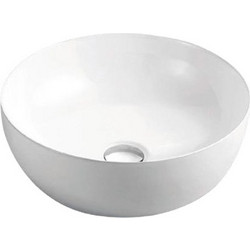 Icon Aris 3216 Επικαθήμενος Νιπτήρας Μπάνιου Στρογγυλός 40.5x40.5x140cm Λευκός 92965300IC