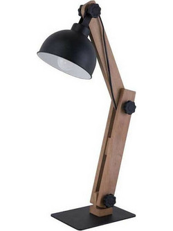 TK Lighting Oslo Φωτιστικό Γραφείου με Σπαστό Βραχίονα για Ντουί E27 σε Καφέ Χρώμα Κωδικός: 5021