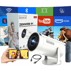 Zenwire 360 R1 Projector LCD HD Λάμπας LED με Wi-Fi
