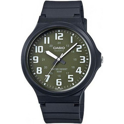 Casio Ανδρικό Ρολόι με Μπλε Καουτσούκ Λουράκι MW-240-3B