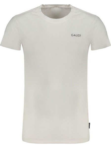GAUDI MEN'S WHITE SHORT SLEEVE T-SHIRT - GAU1UTS01_BIWHITE