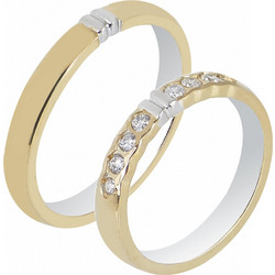 Βέρες Maschio Femmina Sottile Plus χρυσές 9K 3.00mm SL110
