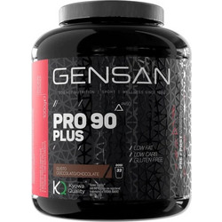 Gensan Protein Pro 90 Plus Chocolate Πρωτεΐνη Ορού Γάλακτος Χωρίς Γλουτένη 1kg