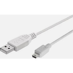 Καλώδιο USB 2.0 GBC 59.6614.23 1 m - Type-A Αρσενικό σε Mini B 5-Pin & για Κάμερες