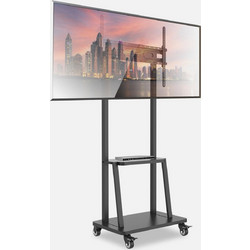 Techly ICA-TR3390 Βάση Τηλεόρασης Δαπέδου Περιστρεφόμενη Τροχήλατη 32"-70" έως 70kg