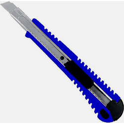 Κοπίδι Φαλτσέτα Elmark 597300009 9mm - Σπαστή Λάμα, Χειρολαβή PP & Μπλε