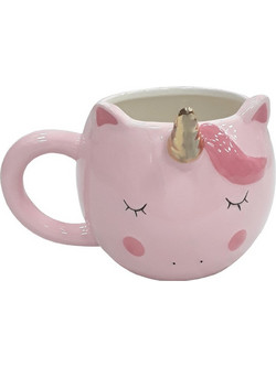 Κούπα Κεραμική 320ml Unicorn Pink