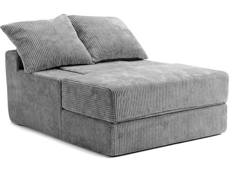 Costway Καναπές-Κρεβάτι Δαπέδου Coral Fleece 48x93x118 cm JV13456GR