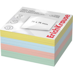 Αυτοκόλλητες Σημειώσεις Κύβος Erichkrause 75x75mm 400φ. 4colors 61669