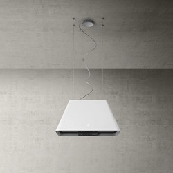 Elica Ikona Light Απορροφητήρας Νησίδα-Οροφής 60cm Λευκός