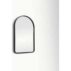 RAVENNA Καθρέπτης Led Incanto 50 x 80cm Black με Αντιθαμβωτική Λειτουργία