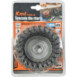 KMT Tools Συρματόβουρτσα για Δράπανο 125mm M14 - Drill Brush 9363540