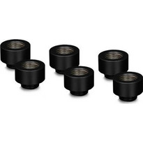 Thermal Grizzly Grizzly Deltamate Extender Fitting Mf10 Pack Of 6 Black (tg-dm-fit-6006) Μαύρο TG-DM-FIT-6006