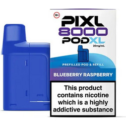 Pixl 8000 Blueberry Raspberry Prefilled Pod 20mg
