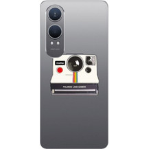 Oneplus Nord Ce 4 lite Polaroid land camera Transparent Silicone TPU Θήκη
