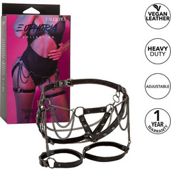CalExotics Euphoria Multichain Thigh Harness Premium Plus