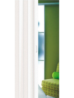 Inox Kiss Πόρτα Εσωτερική Φυσαρμόνικα PVC Λευκή 91x220cm DO200