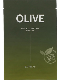 Barulab The Clean Vegan Olive Sheet Μάσκα Προσώπου για Ενυδάτωση 1τμχ
